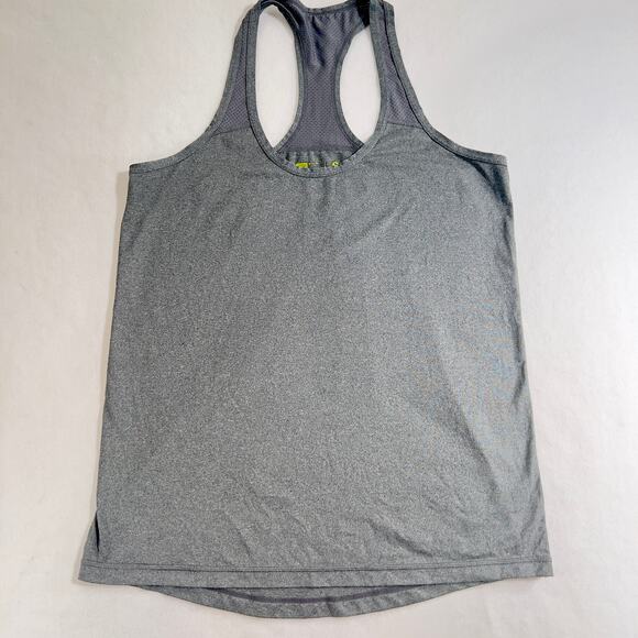 Xersion Performance Workout Top Woman's XS Slim Fit Grey Racer Back Straps Tank - Picture 1 of 11